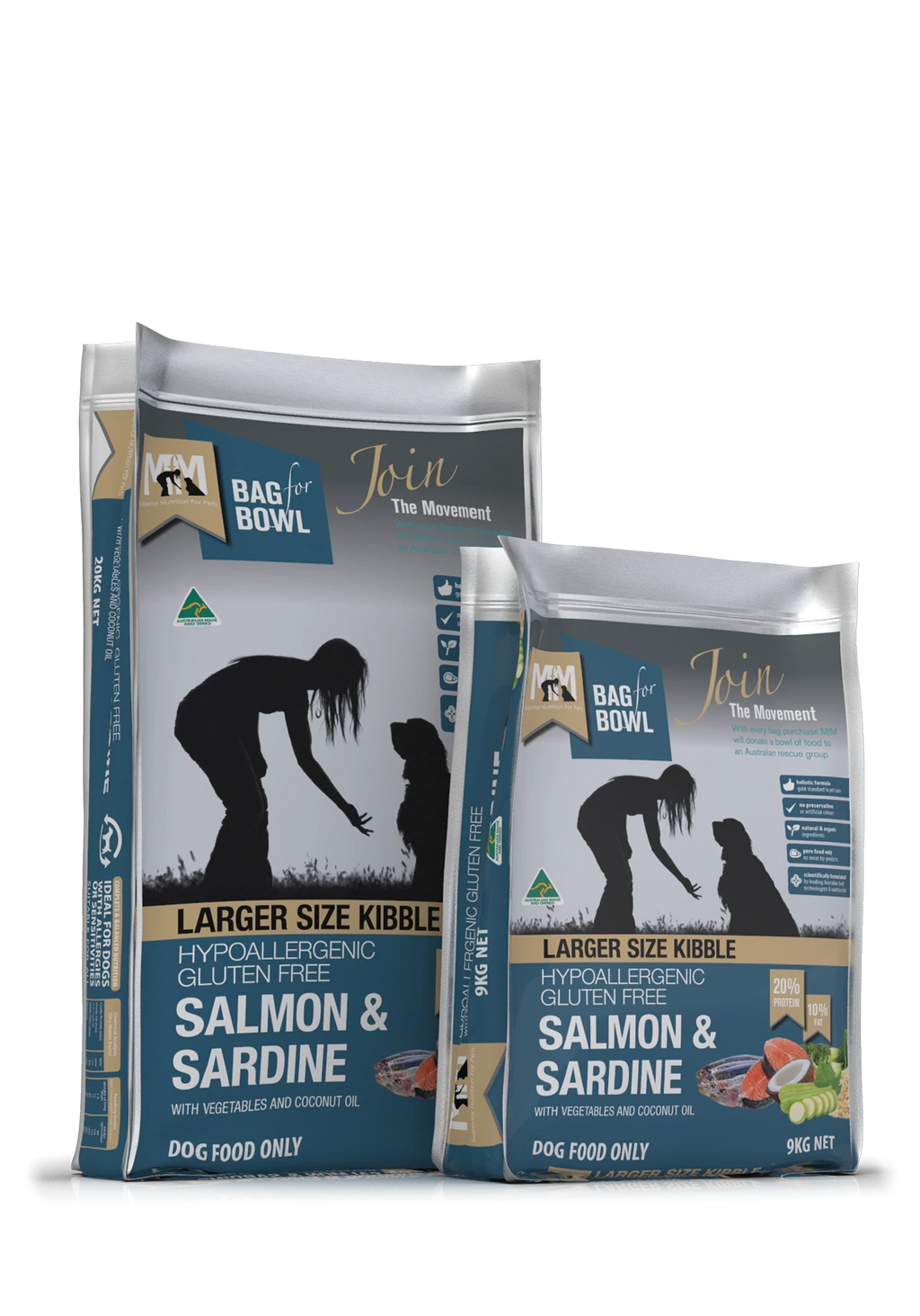 Meals For Mutts Dog Large Breed Salmon & Sardine Gluten Free Dry Food