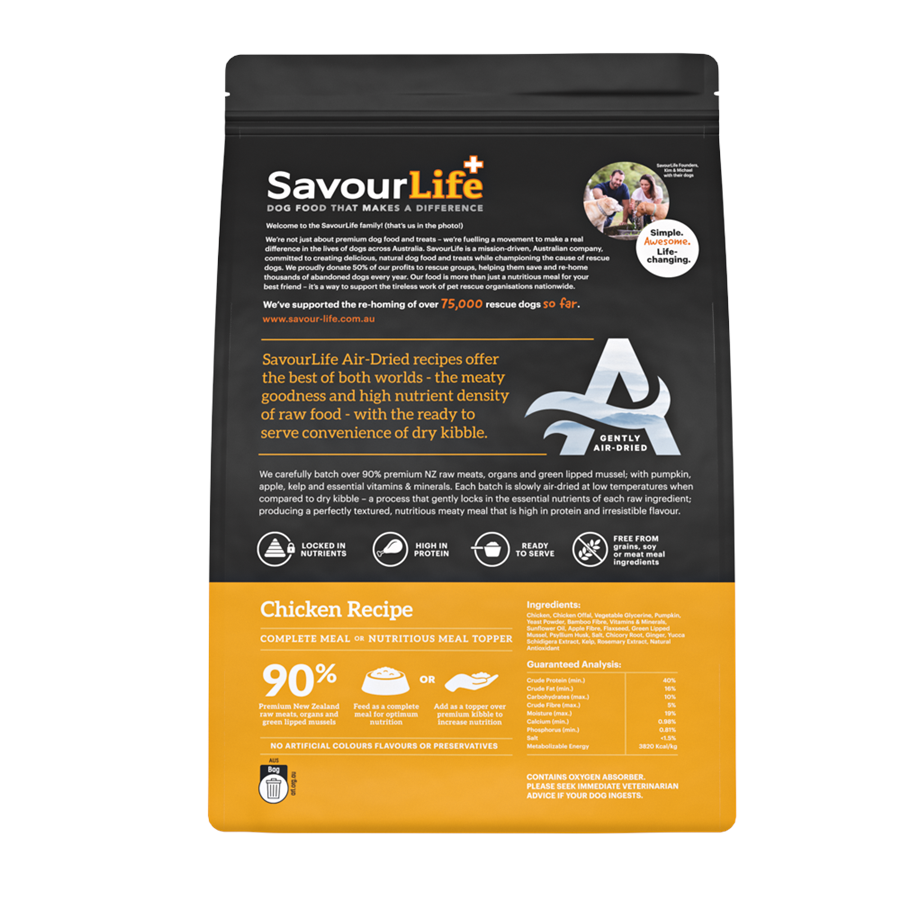 Savourlife Air-Dried Adult Chicken Recipe 1kg
