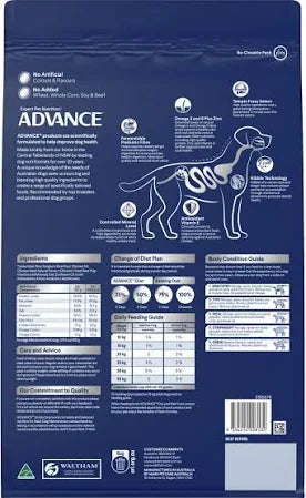 Advance Medium Breed Adult Dog Food Turkey with Rice