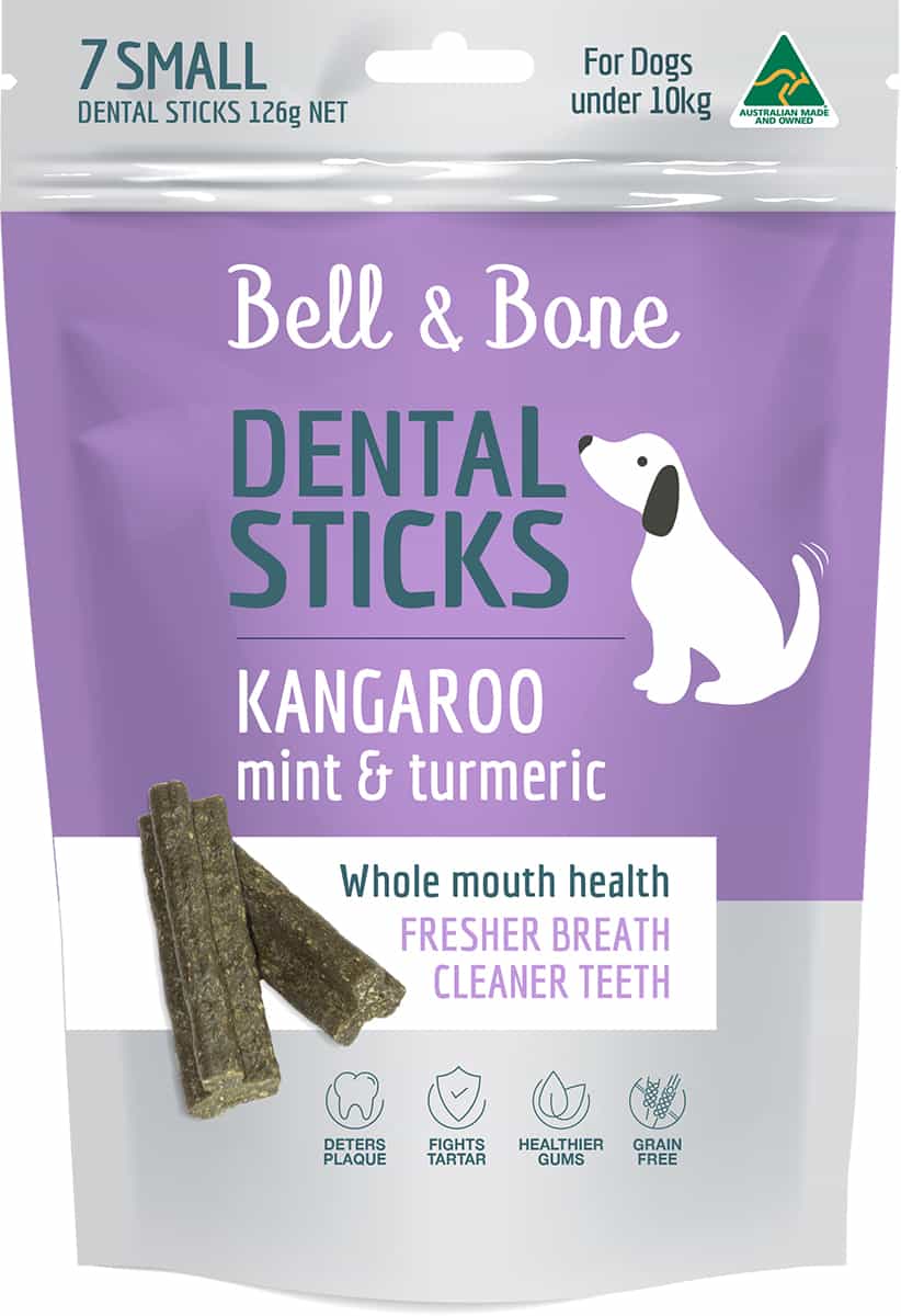 Bell & Bone Dental Stick - Kangaroo Mint & Turmeric