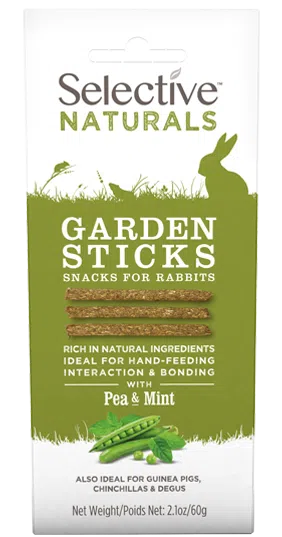 Selective Naturals Rabbit Treats Garden Sticks 60g