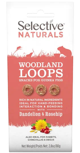 Selective Naturals Guinea Pigs Treats Woodland Loops 80g