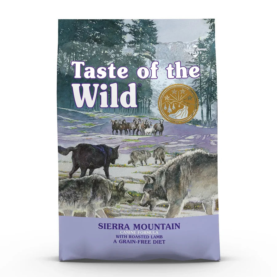 Taste of the Wild Sierra Mountain Grain-Free Canine Recipe with Roasted Lamb