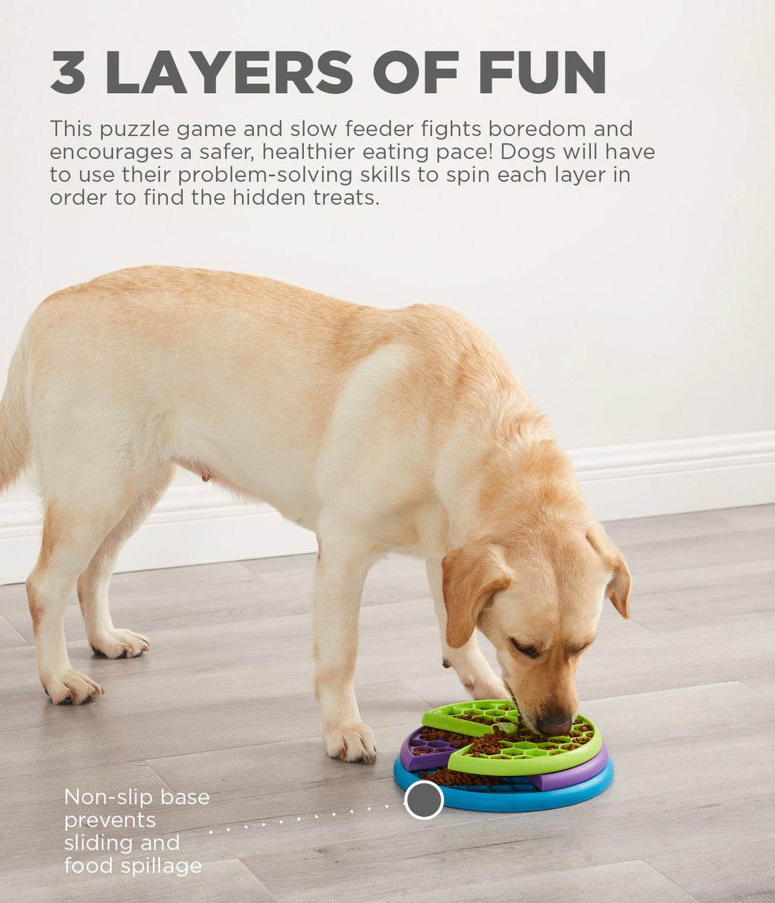 Nina Ottosson Dog Lickin' Layers Dog Fun Feeder Treat Puzzle