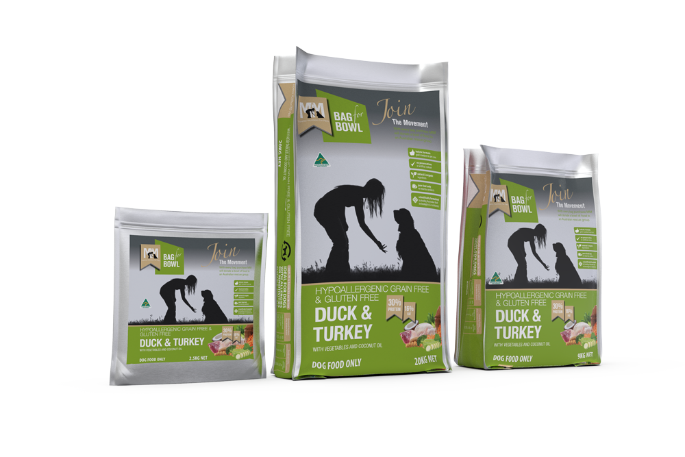 Meals For Mutts Duck & Turkey Grain & Gluten Free Dry Dog Food