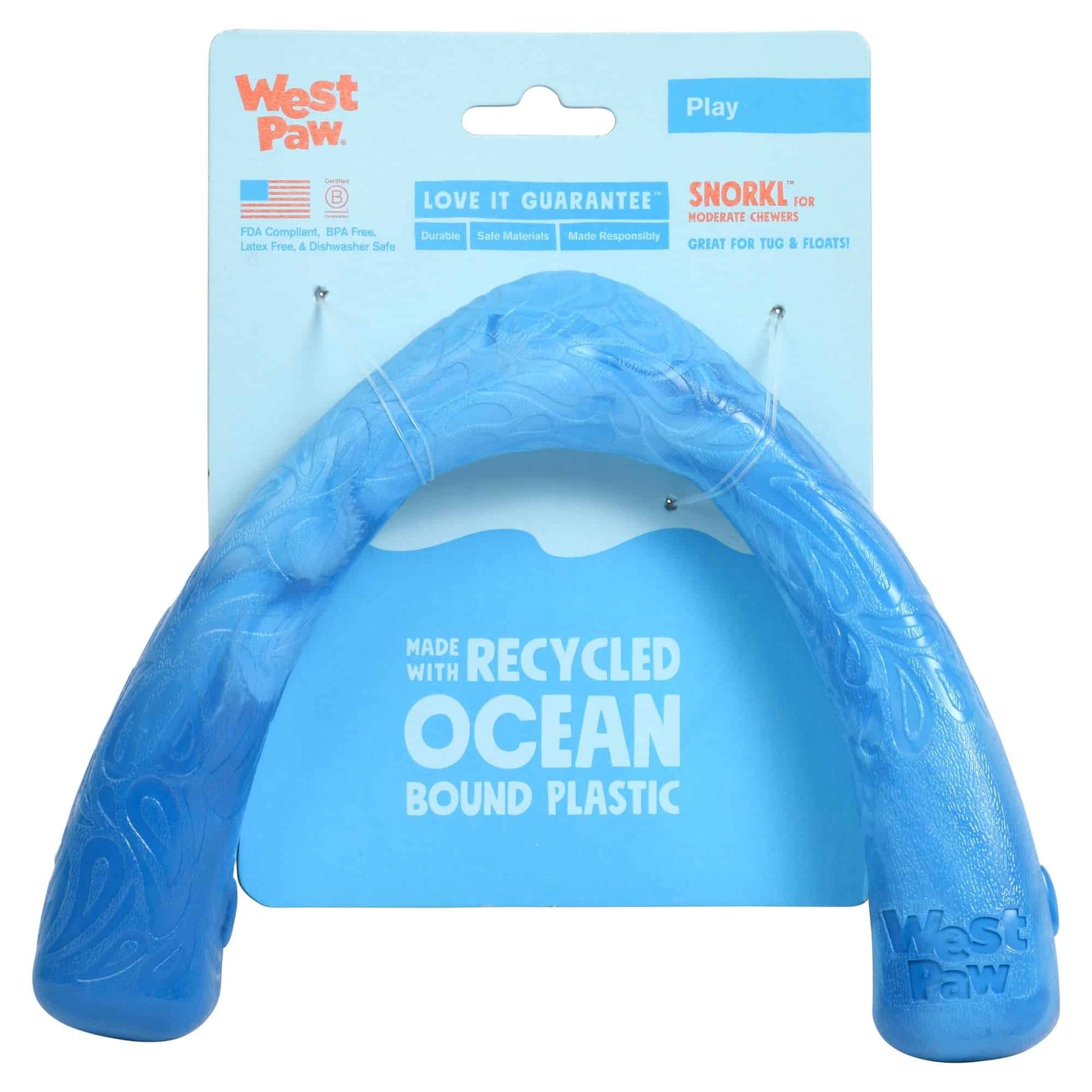 West Paw Snorkl Tug Toy