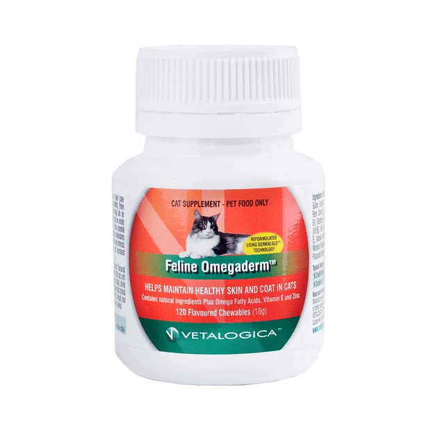 Vetalogica Feline Omegaderm For Cats 120 Chews