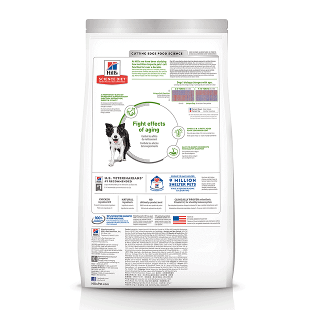 Hills Science Diet 7+ YoutHAul Vitality Dry Dog Food