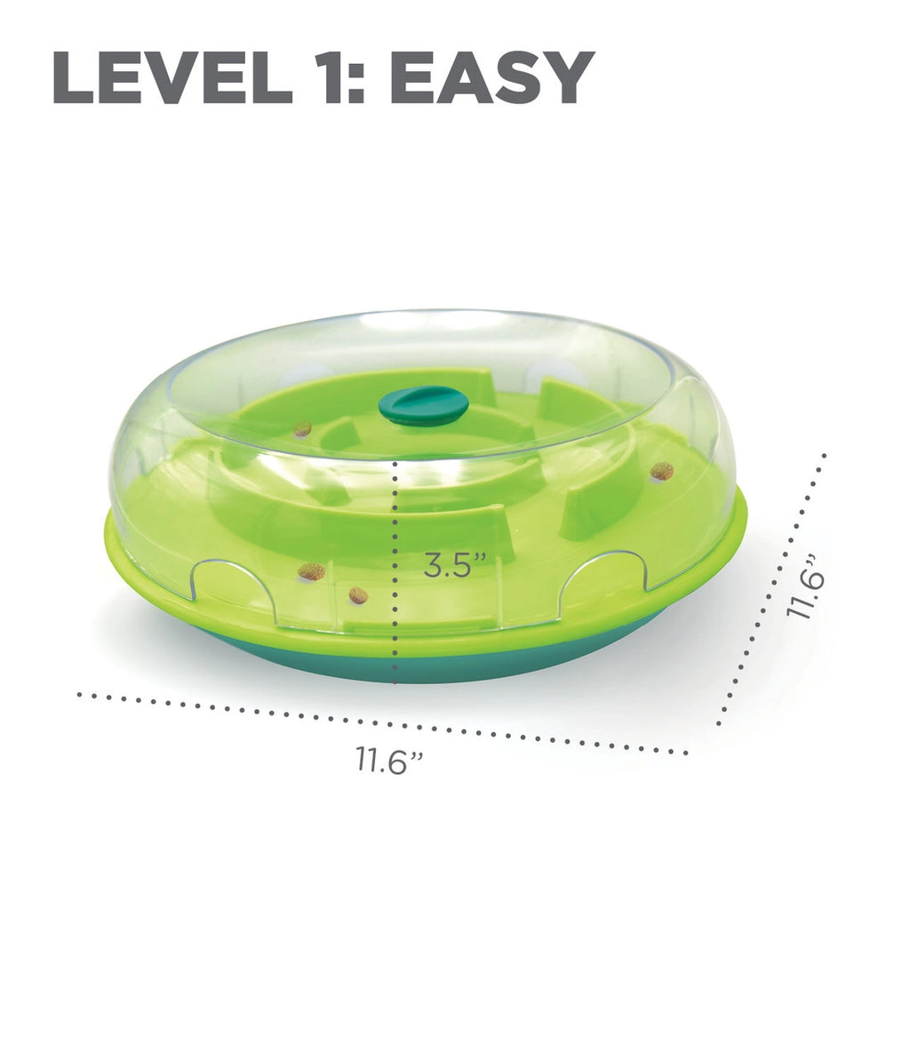 Outward Hound Wobble Bowl Feeder & Interactive Treat Puzzle Dog Toy